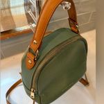 Divina Firenze Green Italian Leather Mini Backpack Crossbody Bag Photo 2