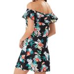 Tommy Bahama  Black Island Cays Flora Off-the-Shoulder Coverup Dress - Size Large Photo 2