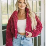 These Three Boutique Corduroy Puffer Jacket Photo 0