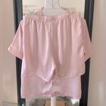 Cupcakes and Cashmere  Pink Heart Satin Pajama Set Photo 4