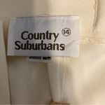 NWT Vintage Country Suburbans Ivory White Knee Length A Photo 11