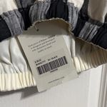 Bohme 💖 NWT Buffalo Plaid Black & Cream Crop Top Photo 3