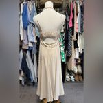 EXPRESS Satin Midi Slip Dress Photo 3