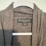 Barefoot Dreams  Bamboo Chiclite dark grey/black long cardigan shawl SMALL Photo 1