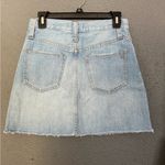 Madewell  Rigid Denim A-Line Mini Skirt Photo 4