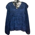 Torrid Chiffon Ruffle Tiered Surplice Cropped Blouse Photo 2