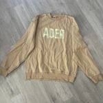 Ader Error Sweatshirt Size A1 Mask Tape Beige Unisex Tan Photo 1