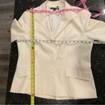 Lafayette 148  Off White Cream Wool Power Suit Pant Blazer Set Size 12 & 14 Photo 8