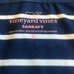 Vineyard Vines  Sankaty Navy White Stripe Maxi Dress Stretch Size Small Women's Photo 10