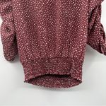 Paper Crane  Smocked Band 3/4 Puff Sleeve Polka Dot Top‎ Size XS Photo 3