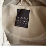 Cream faux leather moto jacket  Photo 4