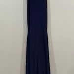 La Femme  30458 Navy Trumpet Gown Jersey 0 Photo 1