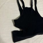 Free People Beach Black Cropped Tank XS Photo 1