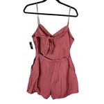 Abercrombie & Fitch Women’s Romper Sz Medium Pink Cotton Tank Shorts New NWT Photo 5