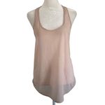 Lululemon light pink mesh racerback tank top Photo 1