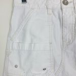 We The Free  raw hem cargo mini skirt in white denim. Size 24 Photo 3