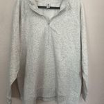 90 Degree by Reflex Size 3x Women’s Quarter Zip Pullover Sweatshirt Light Gray Photo 1