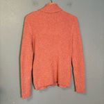 Sundance  Women's Pink Cable Knit Turtleneck Sweater Silk Blend Size Small Cozy‎ Photo 5
