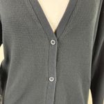 Babaton Waffle Knit Elongated Cardigan in Black Size Small Photo 3