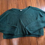 PacSun  Green Cropped Sweater Photo 0