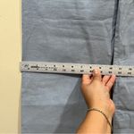 Anthropologie NWT The Colette Scallop-Pocket Crop Wide-Leg Pants by Maeve artic ice size 26 Photo 4