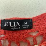 Love j Julia by  Crochet Floral Crop Top Size M Photo 2