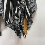 Y2K Style Black White Fairy Grunge Hippie Fairycore Asymmetric Midi Skirt Stage Green Photo 8