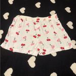 Derek Heart  White Pajama Set with Cherry Print Photo 3