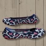 Rothy's The Flat Red Cat Leopard Print Slip On Ballet Flats Size 11.5 Black Photo 1