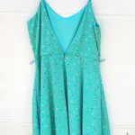 Pink Owl  apparel Womens size medium sleeveless sailboat print teal dress Photo 2