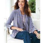 Soft Surroundings NWOT  Smoky Lavender Warwick Topper Blazer Size XS Oversized Photo 0