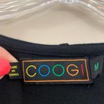 COOGI Couture Eagle Gold Embroidered Hooded Long Sleeve T-Shirt Mini Black Dress Photo 1