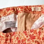 Wild Fable Orange Floral y2k retro Mini Skirt Women’s 12 NWT Photo 6