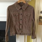 Gap Vintage Y2K Velvet Trucker Jean Style Jacket Brown - Sz Small Photo 0