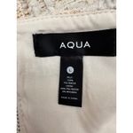 AQUA  Halter Mini Dress Tweed Button Front Sleeveless Party Dress Size‎ L Photo 5