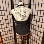 Dave & Johnny Vintage cami halter embellish crystal jewel formal evening vest Black Size 10 Photo 2