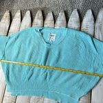 Aerie Cropped Sweater Size S Turquoise Photo 3