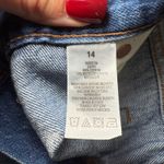 AERO Aeropostale Blue Distressed Denim Low Rise Boyfriend Shorts Size 14 Photo 6