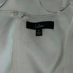 Lulus Wedding White Ruffle Dress Z8 Size M Photo 2