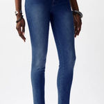 NWT SHAFT Jeans Dolly‎ Giza Denim Stretch Women's Italian 40 US 26 Blue Photo 0