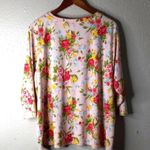 Pioneer Woman XXL Red Roses Floral V Photo 4