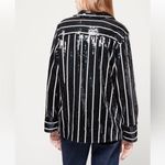 & Other Stories & Other Stories Striped Sequin Lounge Shirt NWTs Black White size 4 Photo 2