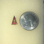 Kappa Alpha Sigma Phi Psi Fraternity Sorority Pledge Pin Red Photo 5
