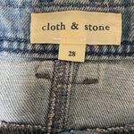  Anthropologie Cloth & Stone denim Jean skirt size 28 Photo 2