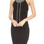 Haute Hippie NWT  Embellished Ponte Dress with Neck Piece $495 Size Medium Photo 0