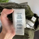 frame denim Frame Le Crop Mini Boot Washed Army Green Pants Size 24 Photo 11