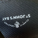 st. john's bay ST.John’s Bay Black Knotted Wedge Sandals 11 Photo 9