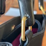 Tianni purse Tianni Retro Mod Handbag Purse Black With Multicolored Embroidered Dots Photo 8