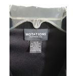 Notations  Clothing‎ Co. Womens Medium Zip Up Jacket Black Photo 4