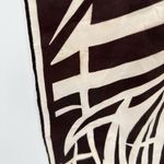 Unbranded Vintage Acetate Dark Brown & Cream Italy Scarf Long Japan Photo 7